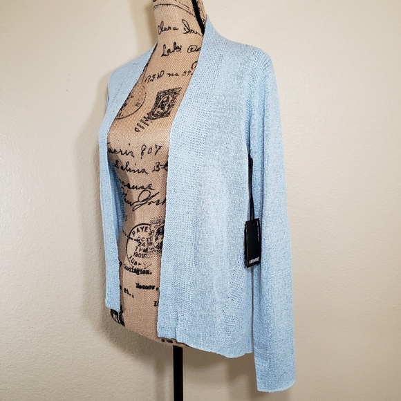 7 Seasons Unwine Solid Woven Knit Cardigan - Picture 7 of 8